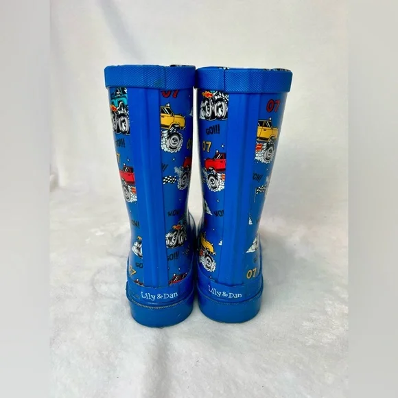 Aldi Rubber Monster Truck Rain Boots - Picture 3 of 9